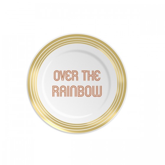 Porzellanteller Over the Rainbow, � 16cm