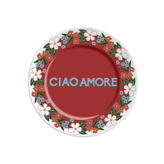 Porzellanteller Ciao Amore  � 16cm